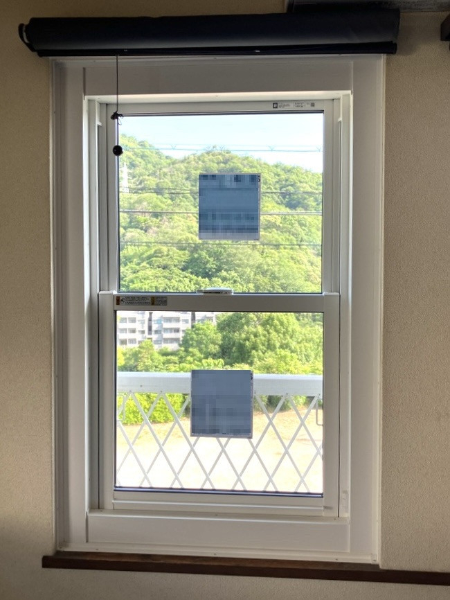 石﨑本店の【カバー工法】上げ下げ窓工事を行いました!の施工後の写真1