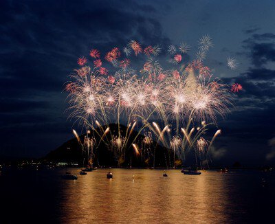 風早海まつり花火🎆 吉村硝子のブログ 写真1