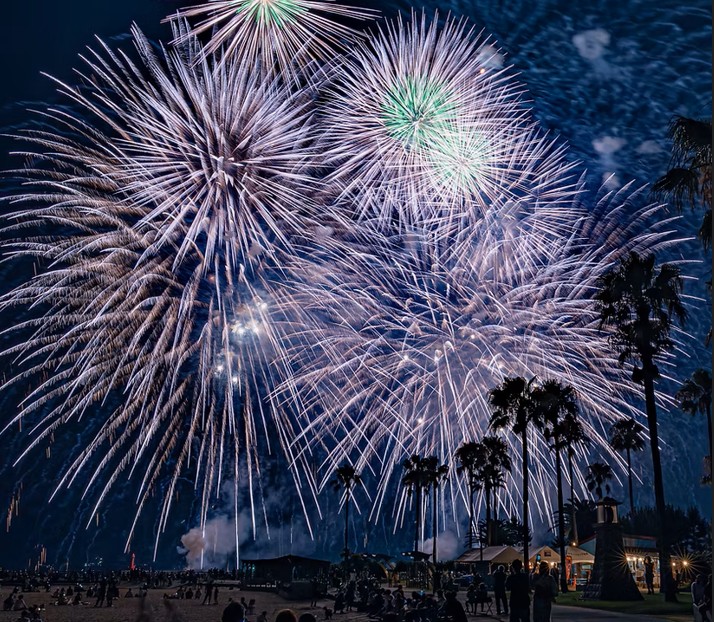 伊予彩まつり花火大会🎆 吉村硝子のブログ 写真2