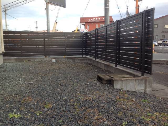 テイエストーヨー住器の一関市内　フェンスの施工後の写真3