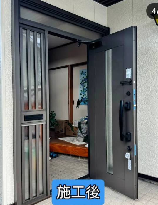 テイエストーヨー住器の玄関リフォームしましたの施工後の写真2