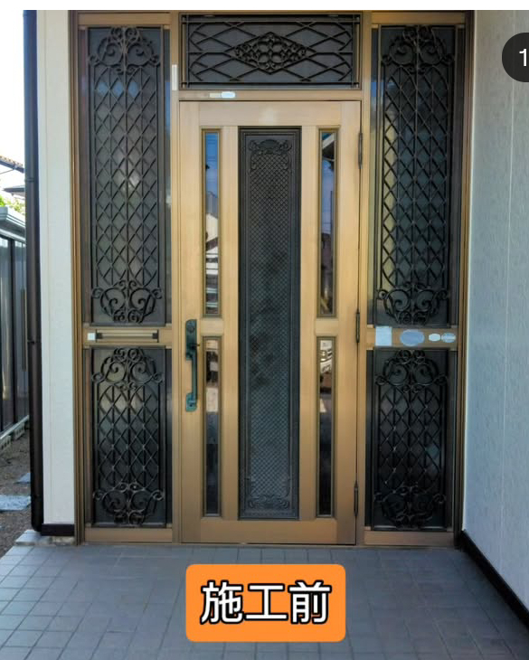 テイエストーヨー住器の玄関リフォームしましたの施工前の写真1