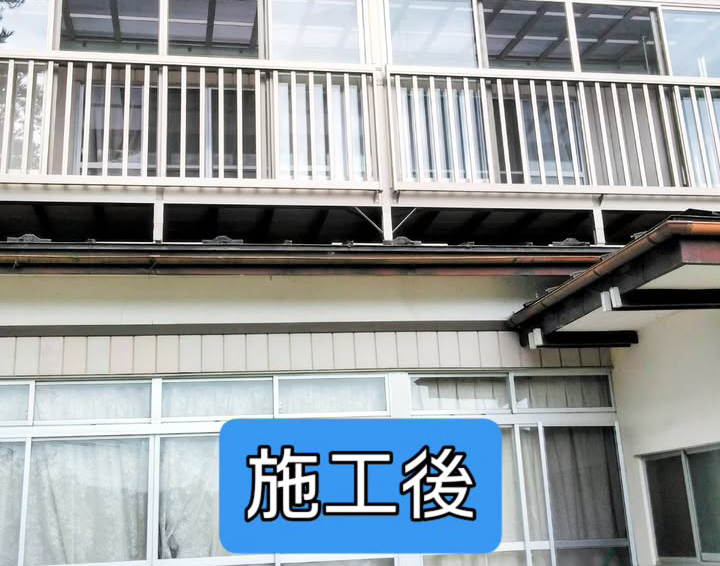 テイエストーヨー住器の屋根の上の物干しスペースを活用して風除室にの施工後の写真1