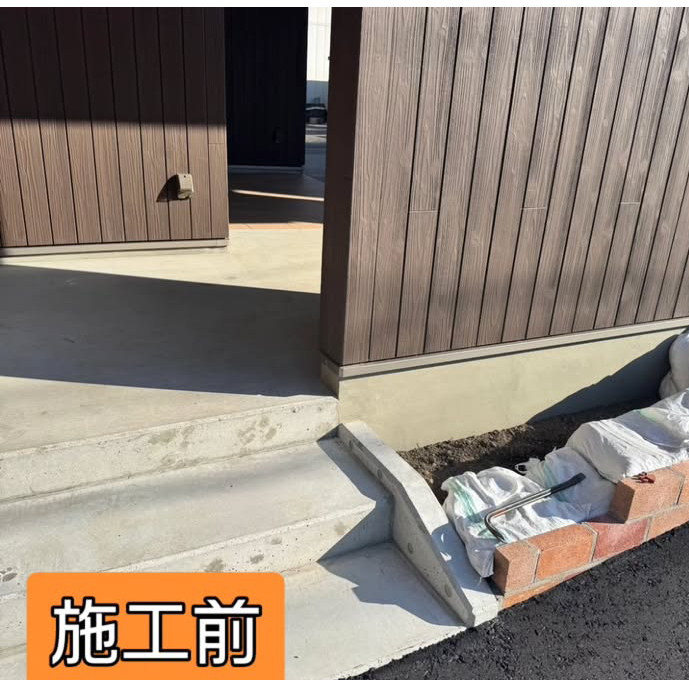 テイエストーヨー住器の一関市　手すりをつけて外出の機会が増えましたの施工前の写真1