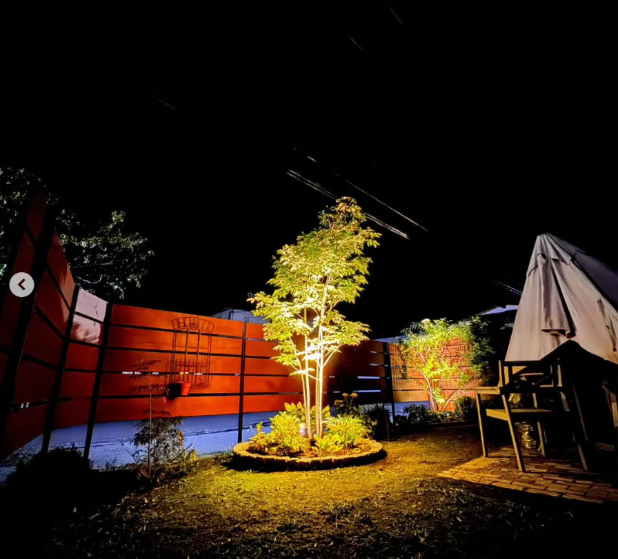 テイエストーヨー住器のわが家が一番の特等席。LIXIL『美彩』で叶える、極上のナイトガーデンの施工後の写真3