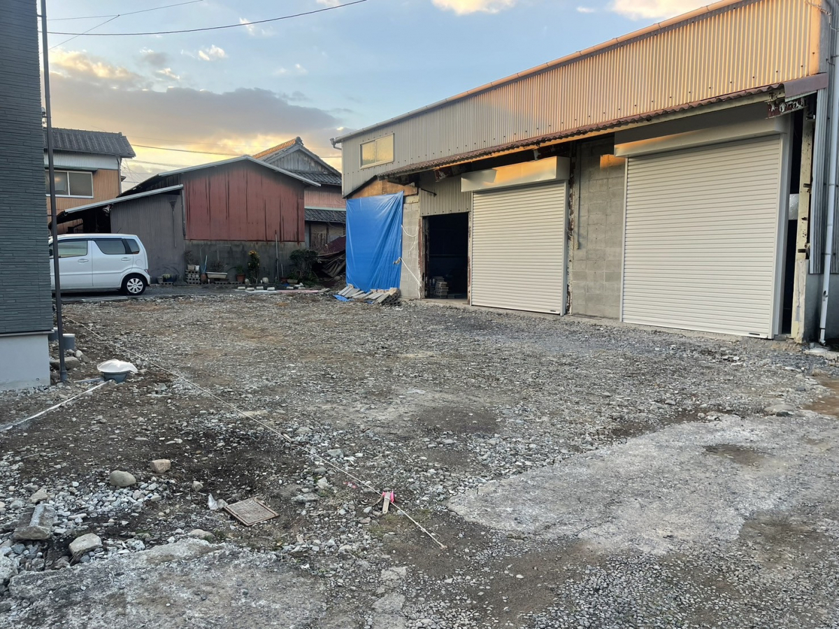 江上トーヨー住器の外構施工事例の施工前の写真2