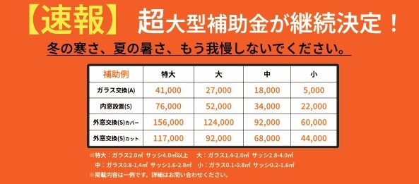 北進興業 伊達本社の【速報】2026年も大型補助金継続決定!お得に内窓をつけましょう!の施工事例詳細写真1