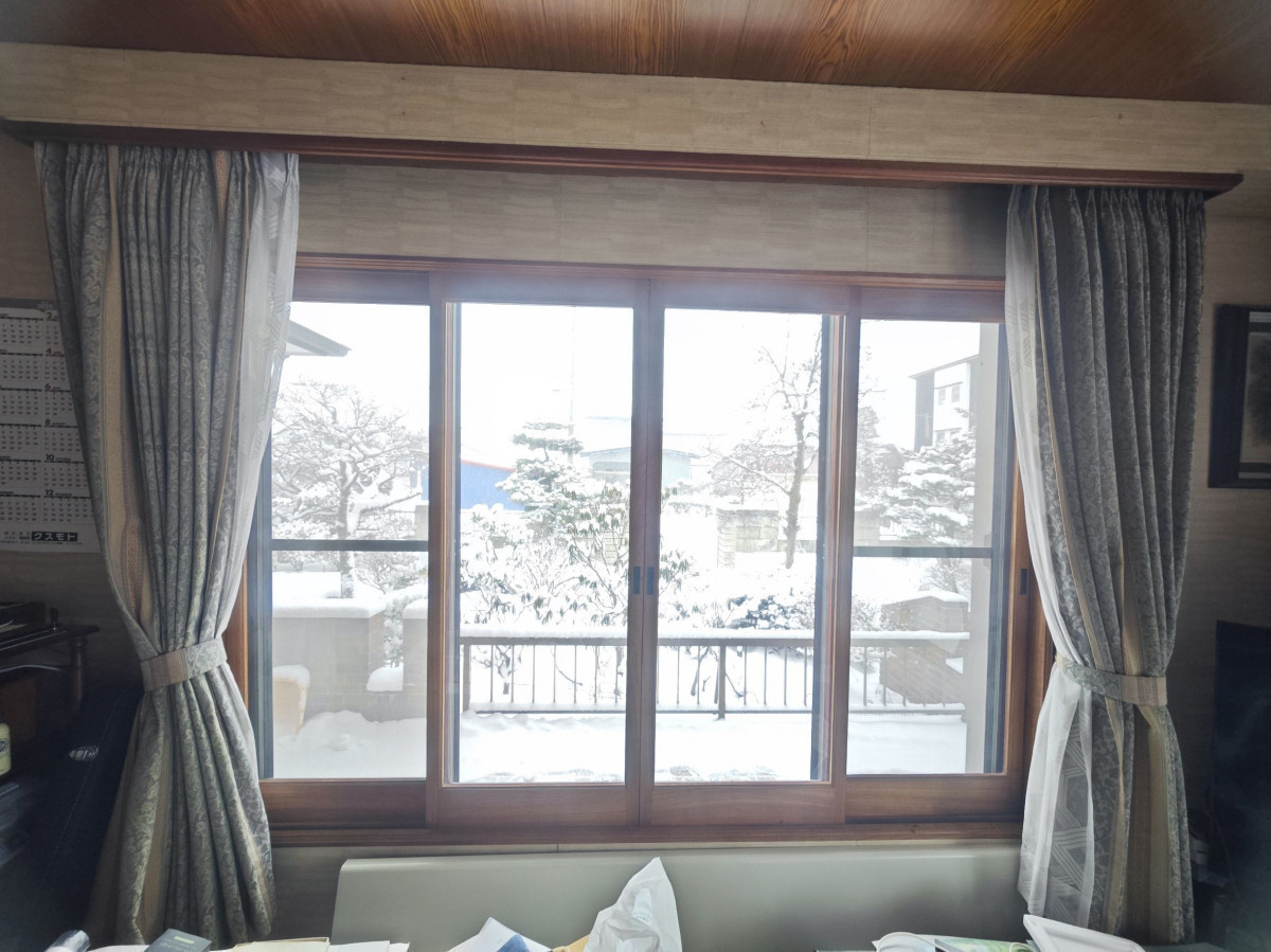 北進興業 伊達本社の【2026年補助金】木製建具から樹脂内窓へ【対象商品】の施工前の写真1