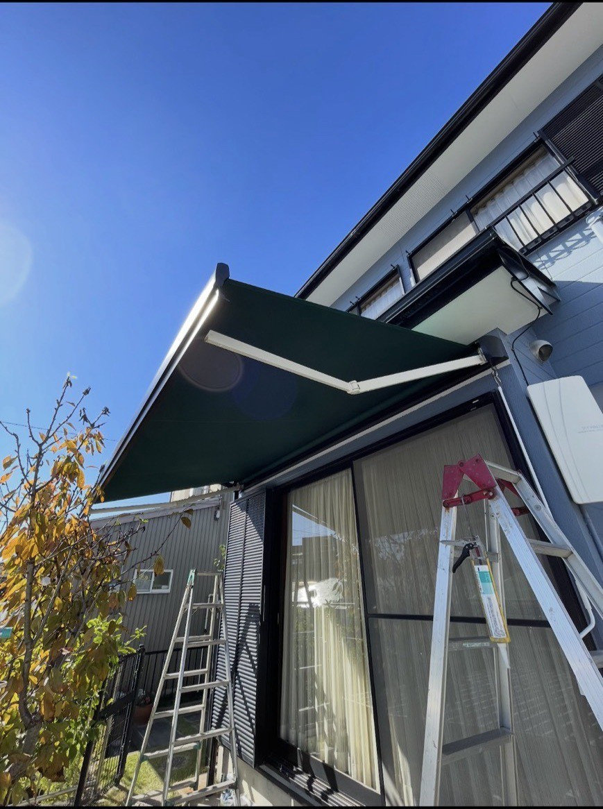 ホンダトーヨー住器の名古屋市の戸建住宅にてオーニング工事を行いました。の施工後の写真1