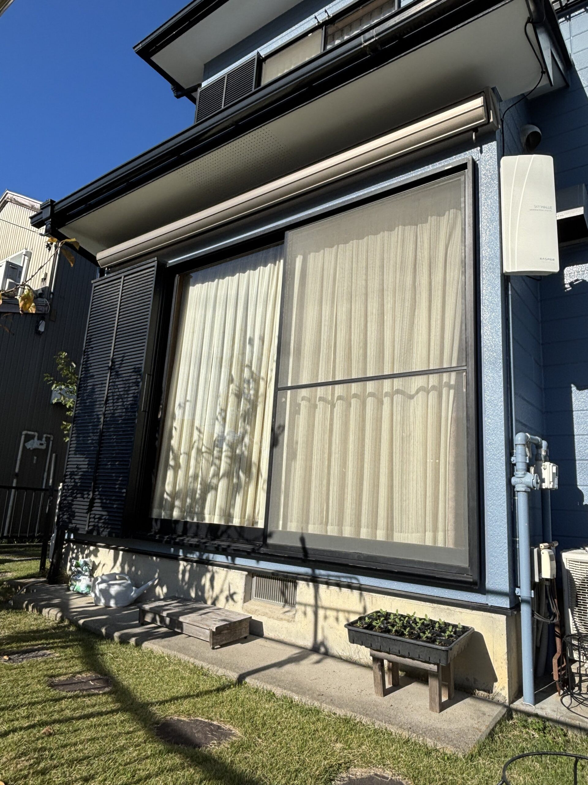 ホンダトーヨー住器の名古屋市の戸建住宅にてオーニング工事を行いました。の施工前の写真1