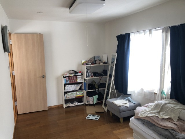 手稲ガラスの個室の造作工事の施工前の写真2