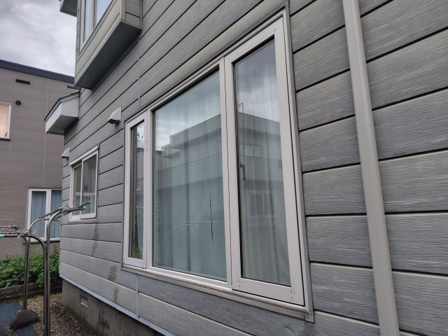 手稲ガラスの【LOW-Eブロンズ＆グリーン】お部屋の用途により使い分けできます！の施工前の写真2