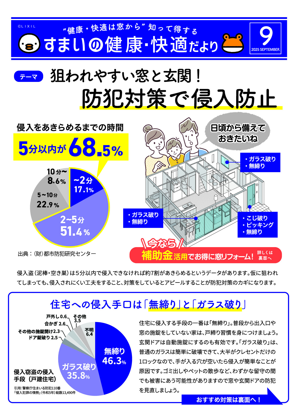 すまいの健康・快適だより 9月号 赤石建商のイベントキャンペーン 写真1