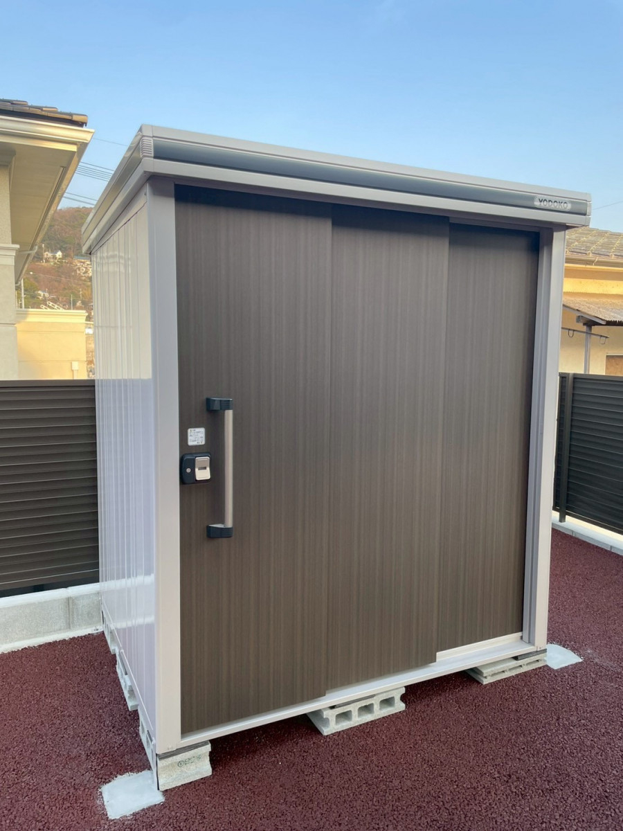 赤石建商の【三原市】物置新設で収納の悩みを解決！の施工後の写真1