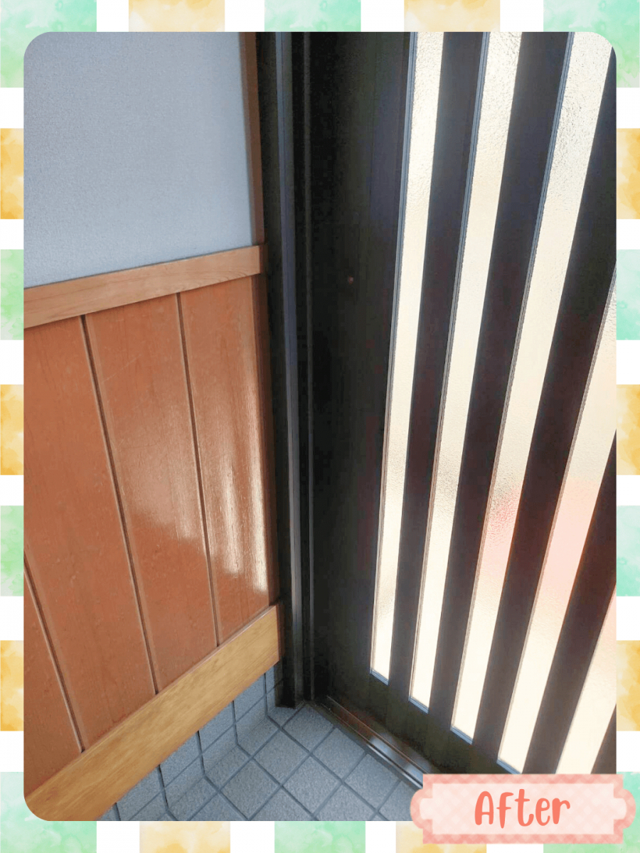 播州トーヨー住器 中播支店の🏠朝来市🏠和風のお家にもピッタリ!古い玄関引戸が1日で快適に✨の施工後の写真3