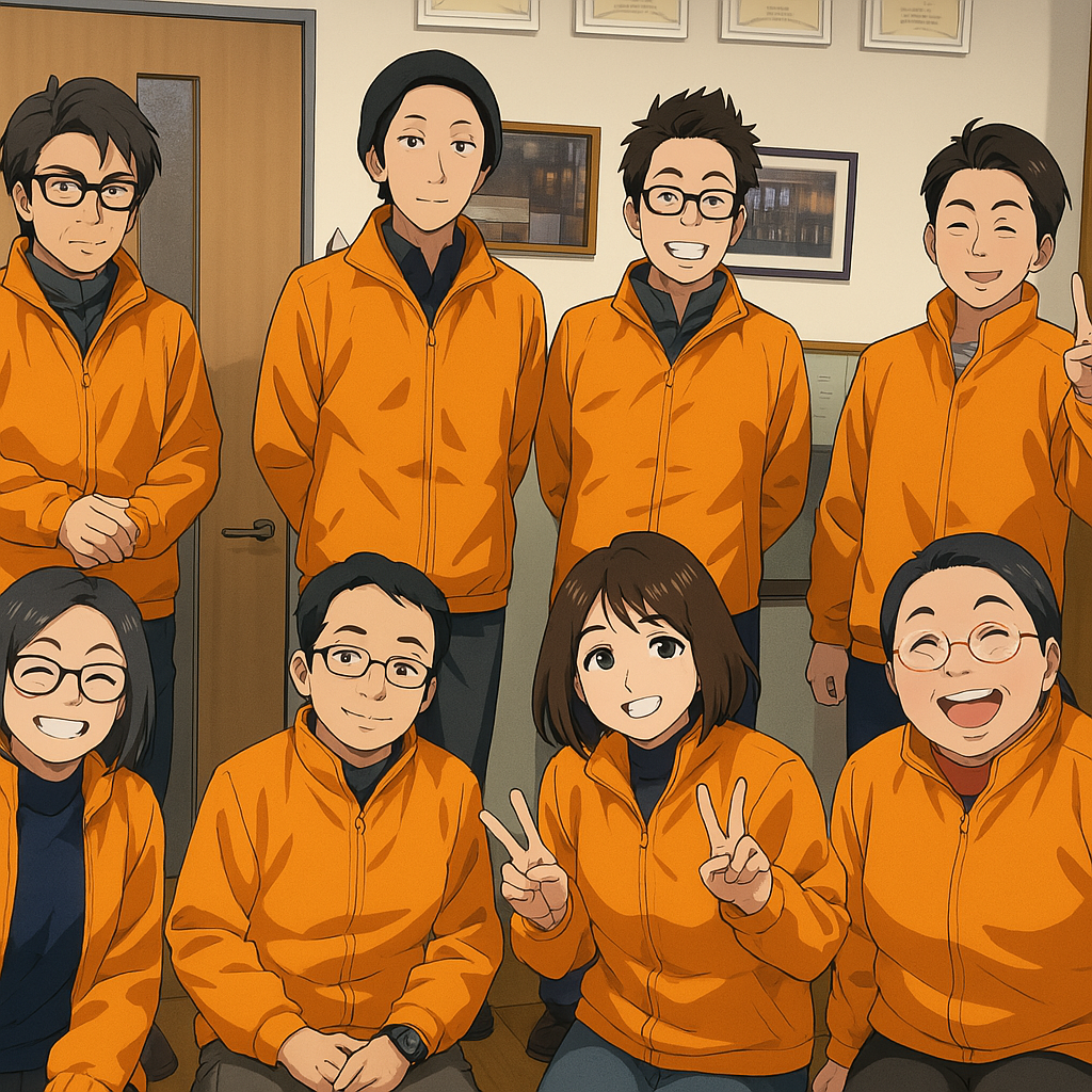 🌟スタッフ集合写真をアニメ風にしてみました！🌟 リフォームショップ なかみちのブログ 写真1