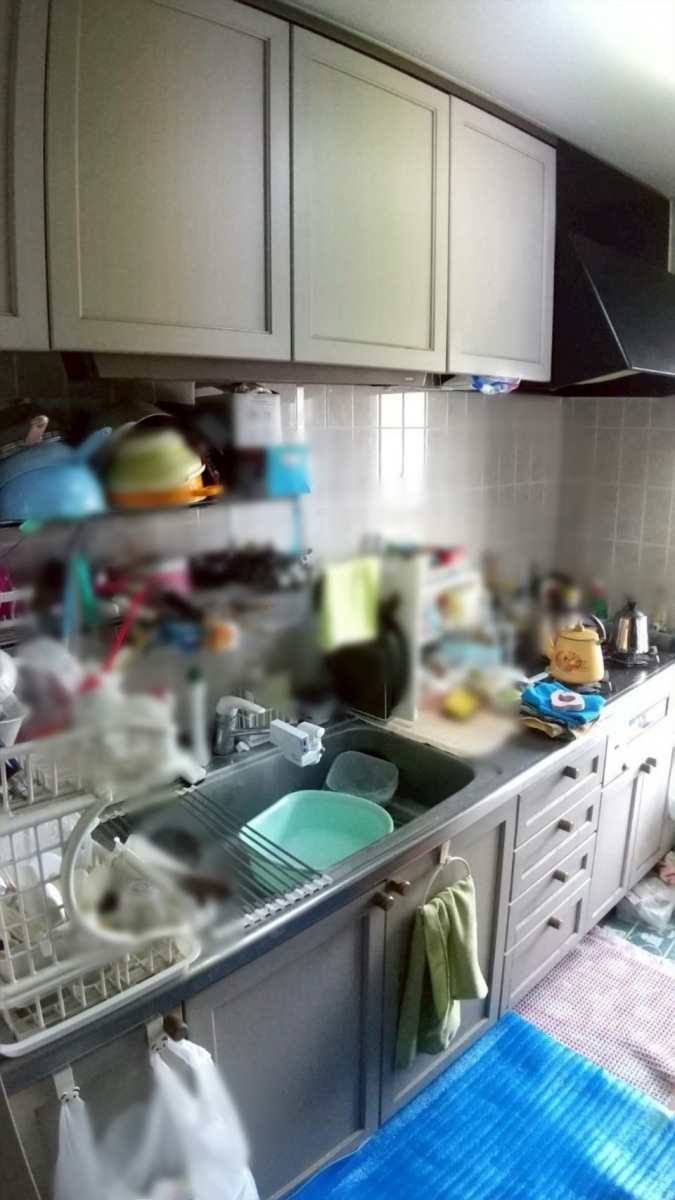 リフォームショップ なかみちの✨🔧 下台のみ交換で 💡 コストを抑えて 🍳 キッチンをリフレッシュ 🌿🏡✨の施工前の写真1