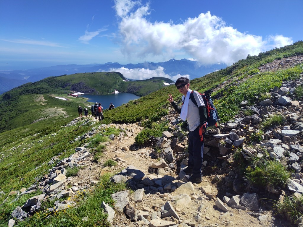 小蓮華山へ続く稜線歩き TAKAOZAIMOKUのブログ 写真2