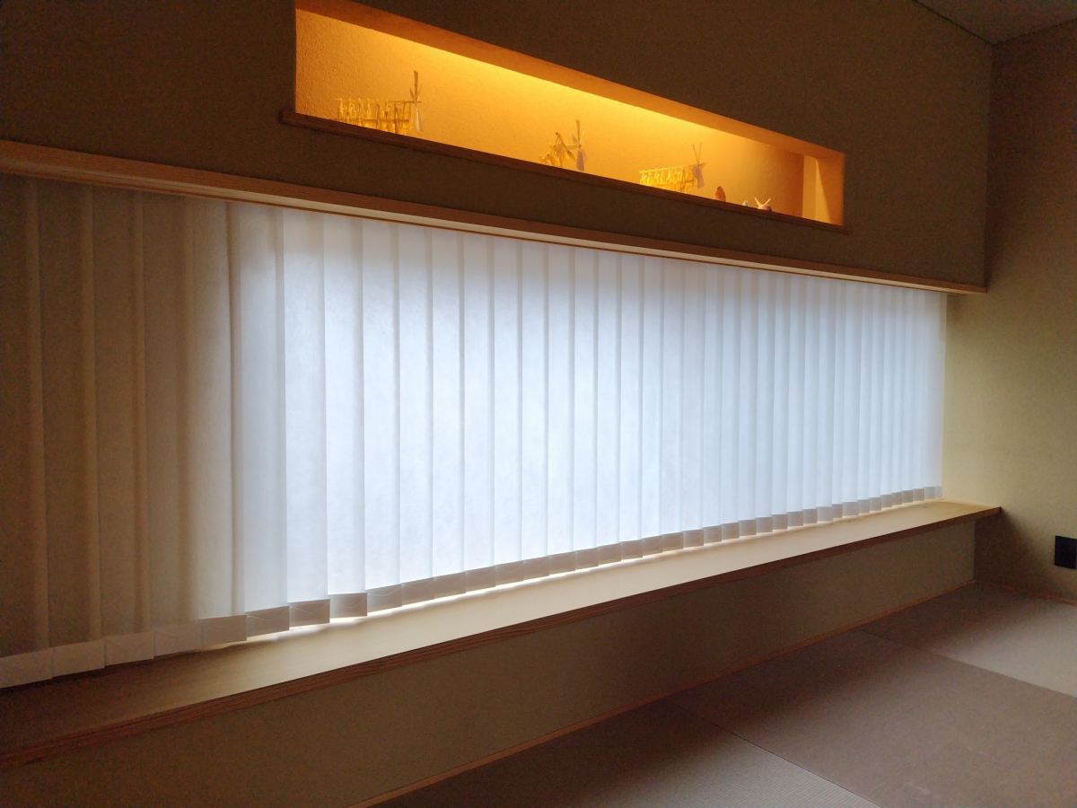 TAKAOZAIMOKUのスッキリ和室の窓の納め方の施工後の写真1