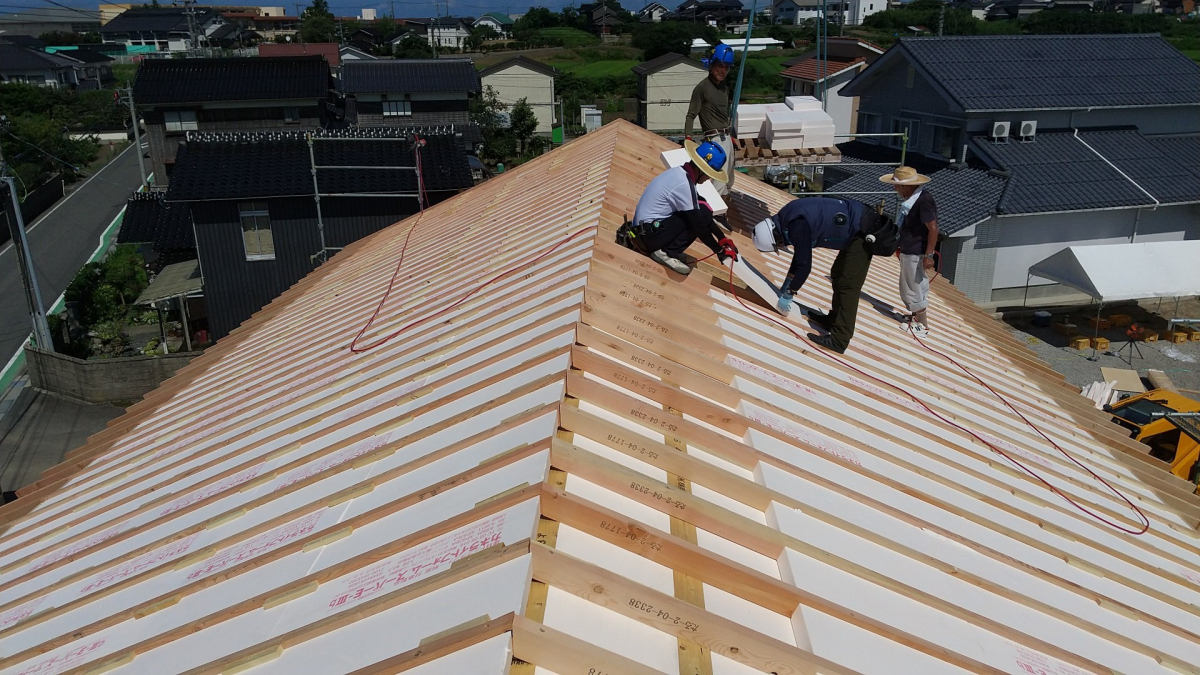 TAKAOZAIMOKUの棟換気は大事の施工後の写真1