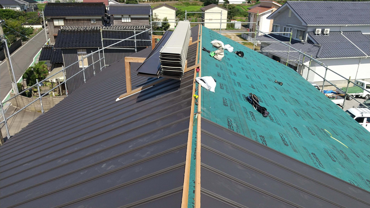 TAKAOZAIMOKUの棟換気は大事の施工後の写真2