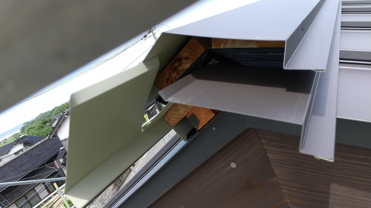 TAKAOZAIMOKUの棟換気は大事の施工後の写真3