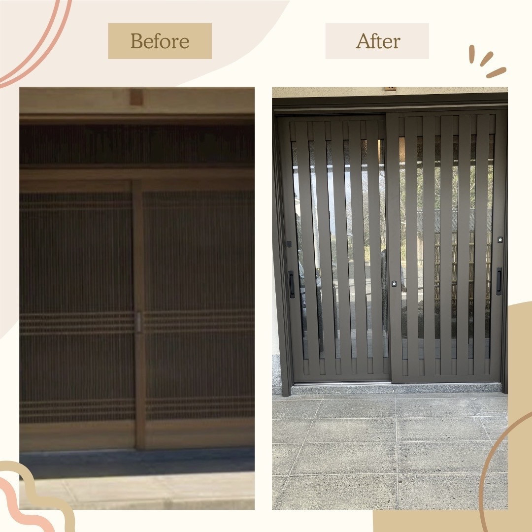 TAKAOZAIMOKUの玄関ドアの腐食を解消！LIXILリシェントで快適な玄関へリフォームのお客さまの声の写真2