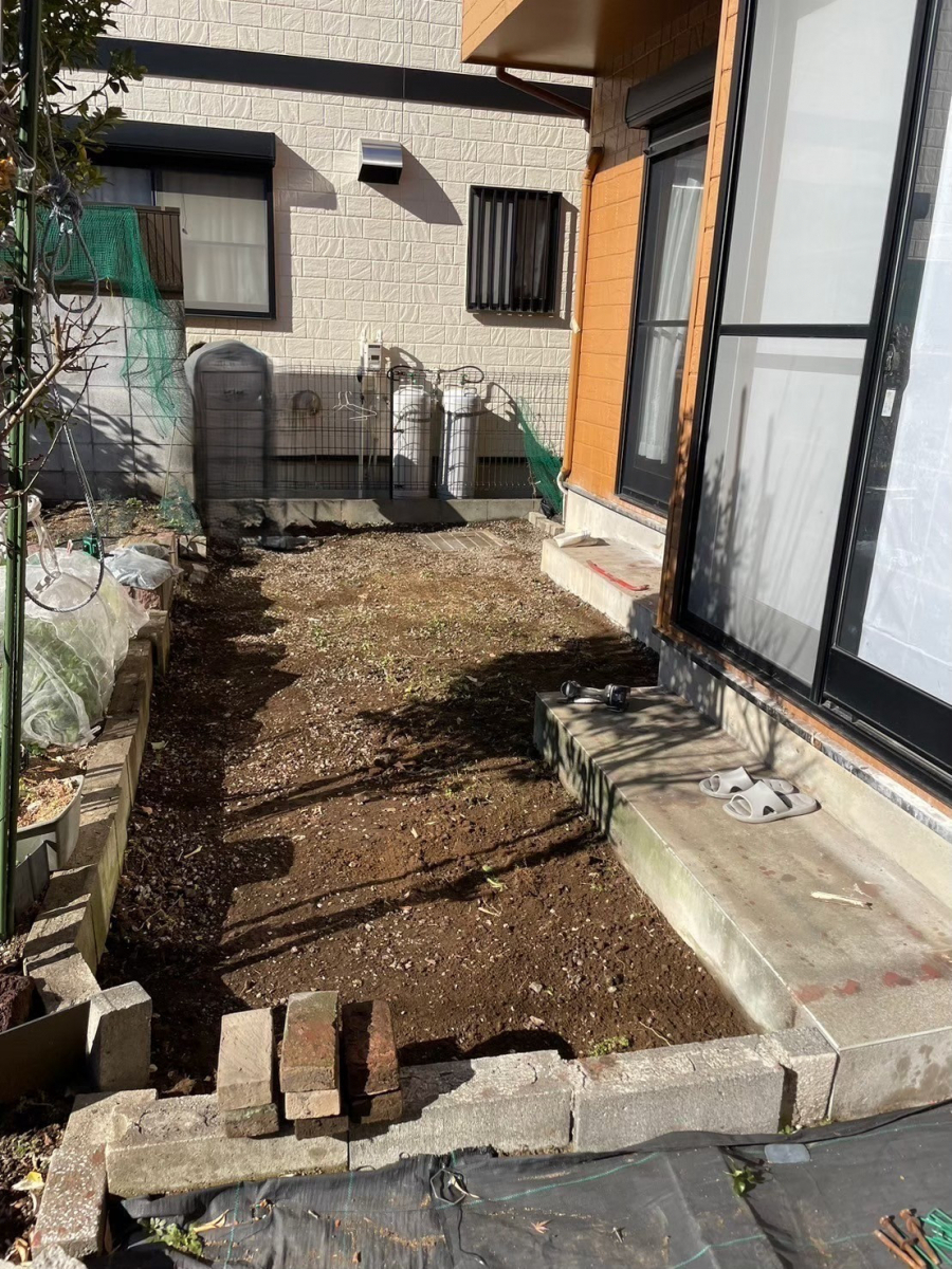 Riforma 浜松店の【ウッドデッキ】樹ら楽ステージを設置しましたの施工前の写真1