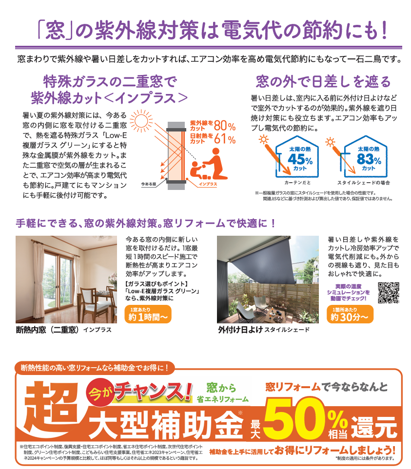すまいの健康・快適だより【７月号】 大野ガラス店のブログ 写真2