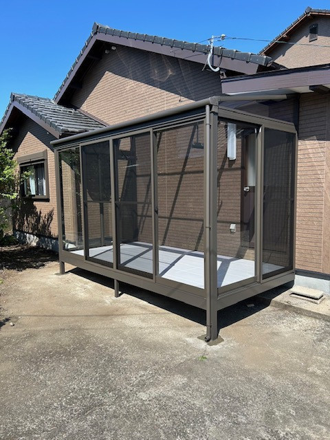 大野ガラス店の【西都市】サンルームで花粉対策！の施工後の写真2