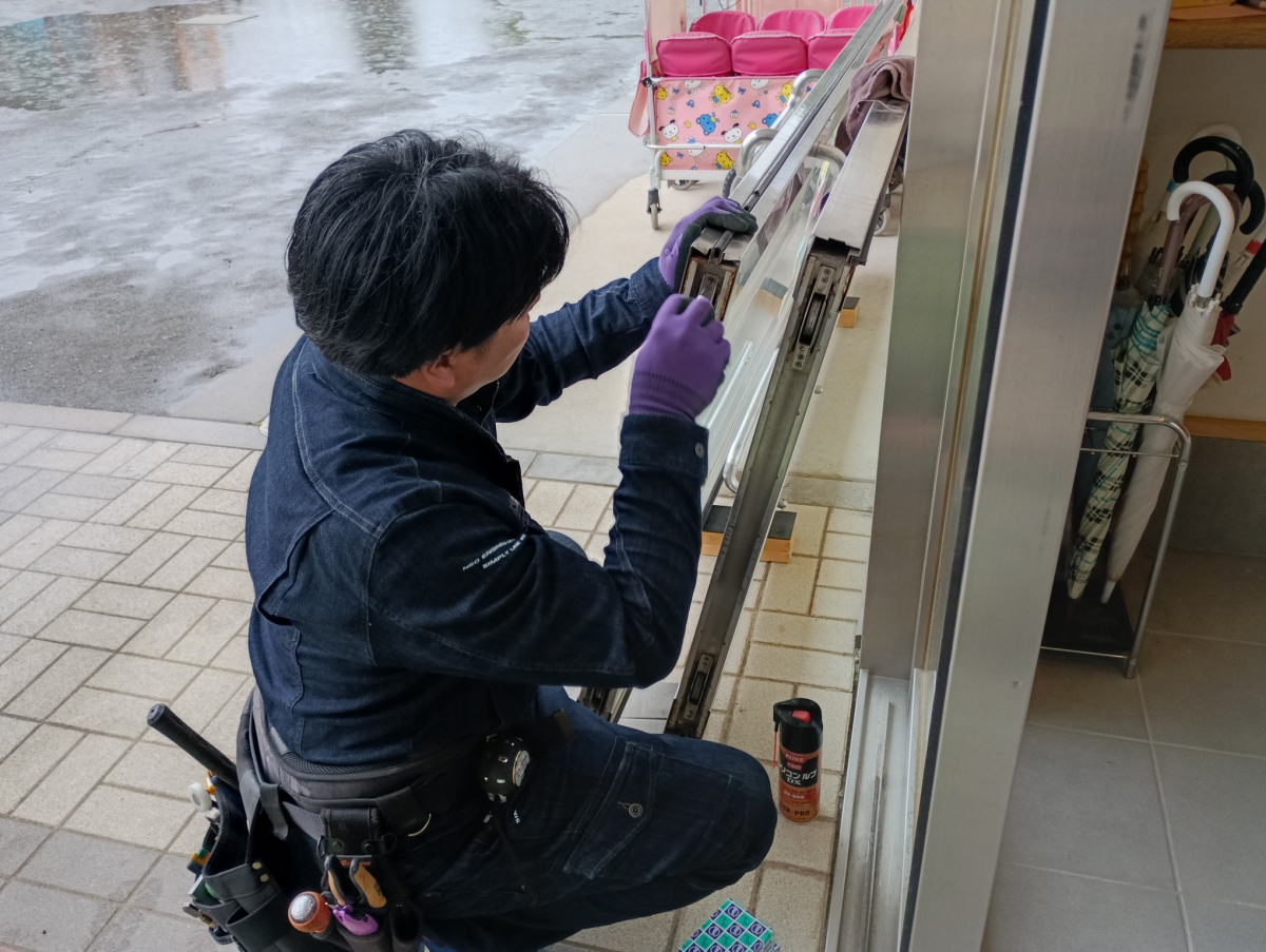 マルシンコミュニティー 松戸の戸車交換工事!の施工後の写真2