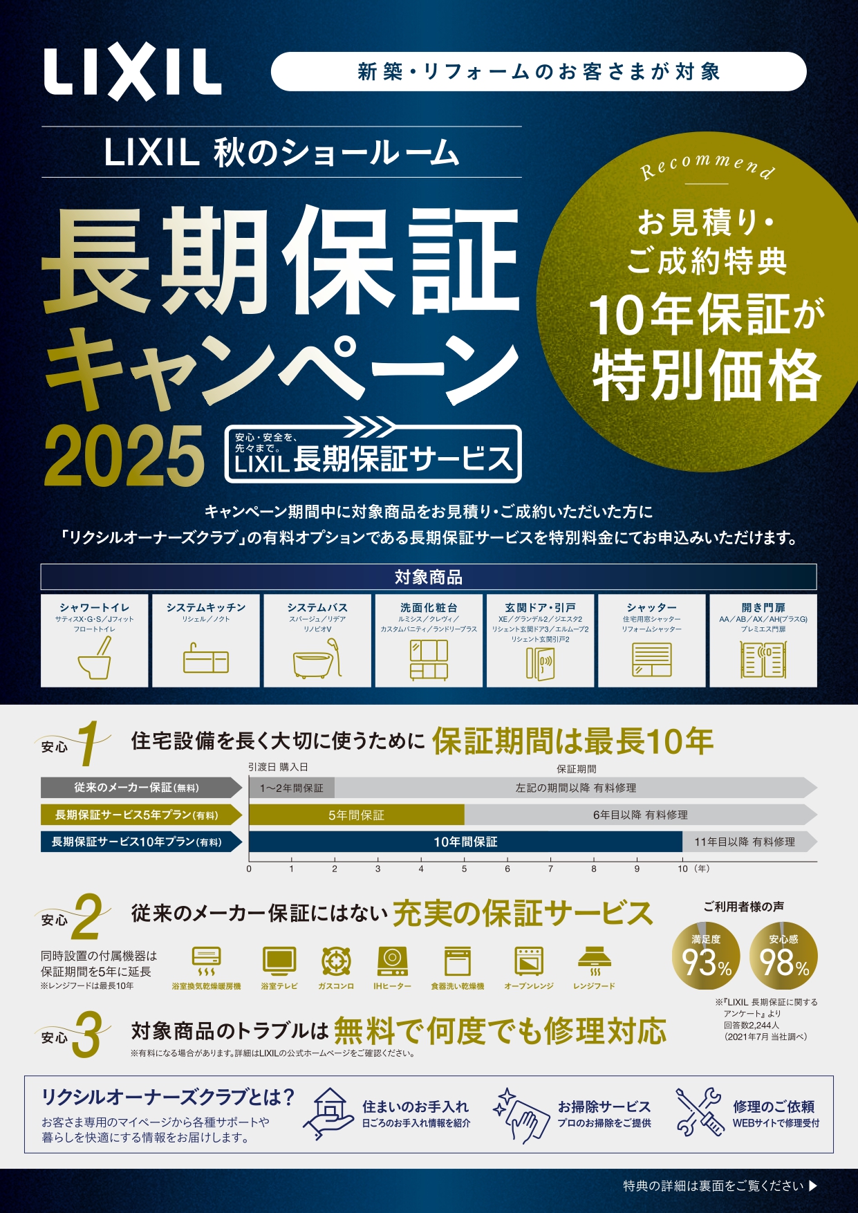 LIXIL 長期保証キャンペーン2025 クリエイトのイベントキャンペーン 写真1