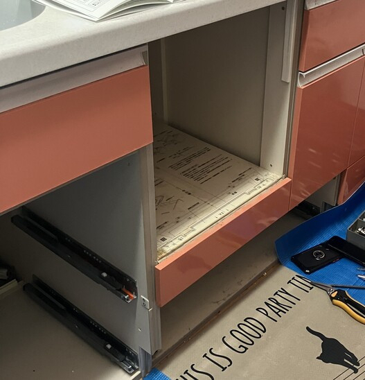 クリエイトの「古い食洗機をリンナイに交換！静かで節電、快適な毎日へ」の施工前の写真2