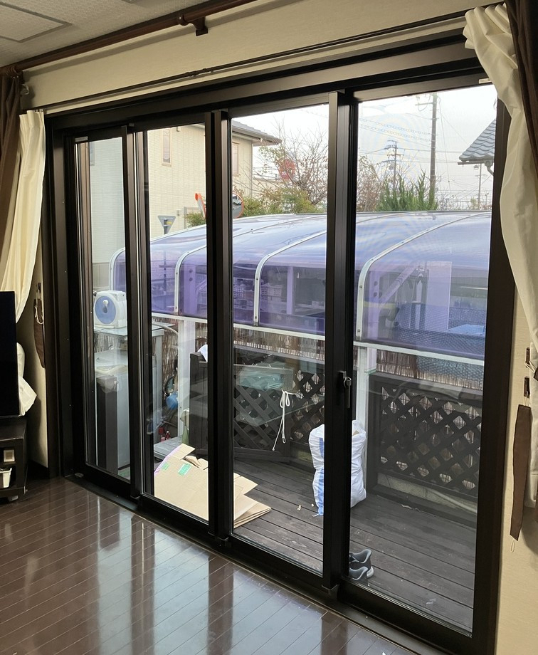 クリエイトの「大きな窓が開かない!? 外付けサッシで快適に」の施工後の写真2