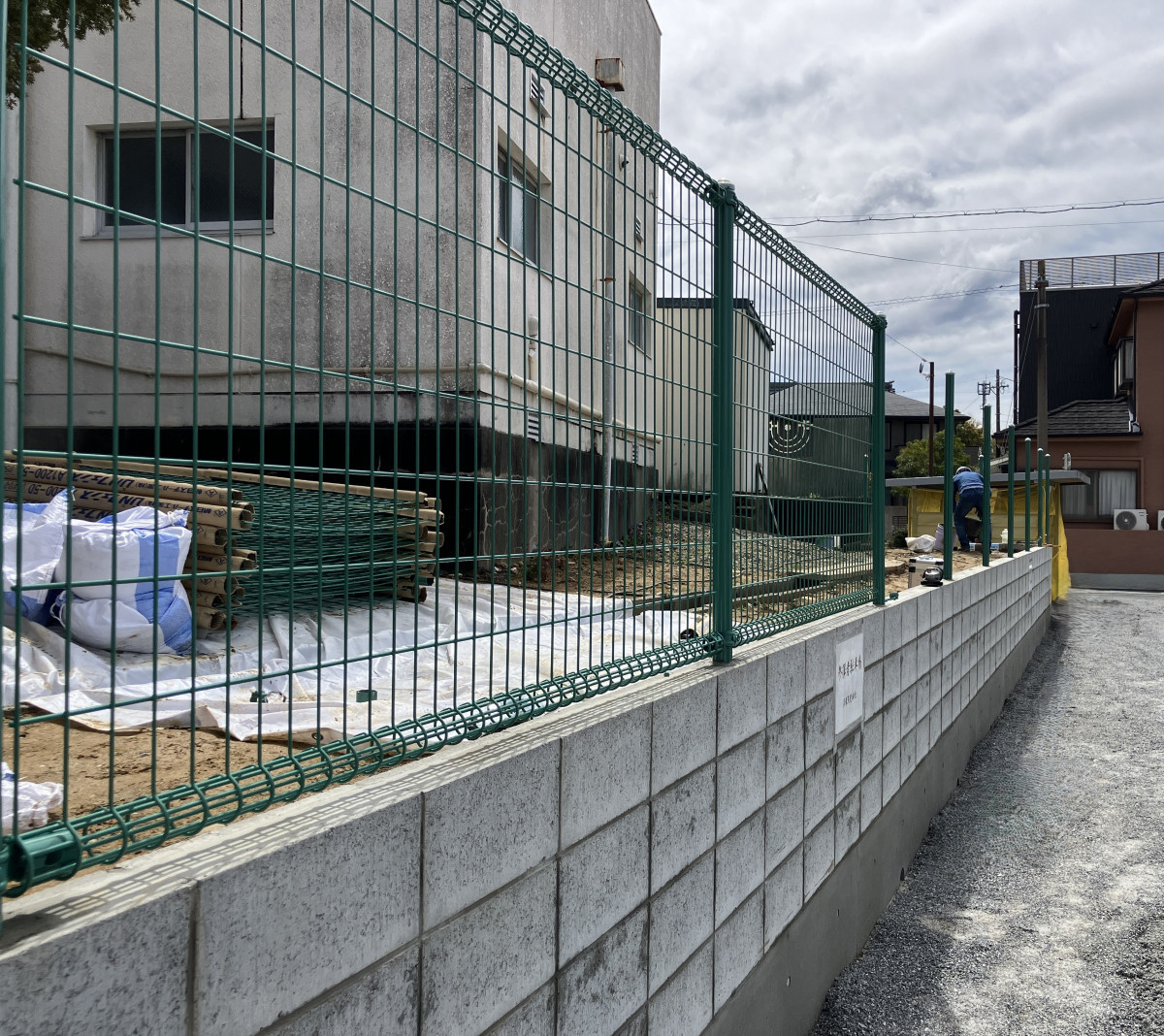 クリエイトの春祭りを安心して迎えるために｜熊野神社の境界＆安全対策工事の施工前の写真2