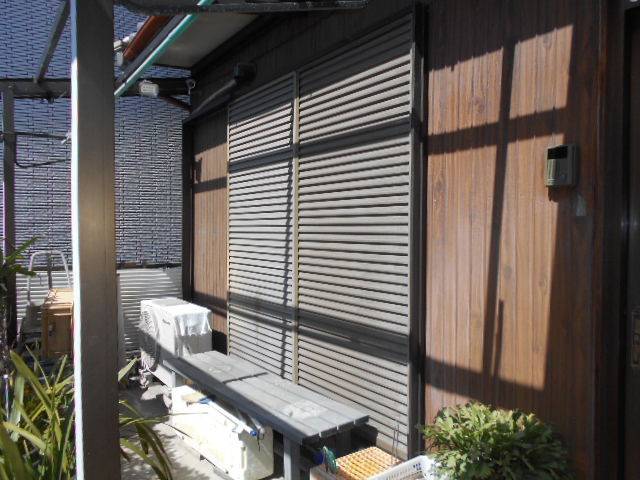 サッシセンターフジイ 名古屋西店の防犯対策と雨戸の有効活用の施工前の写真1