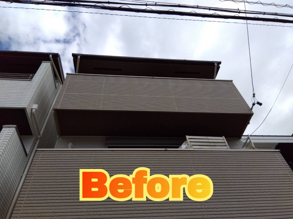 サッシセンターフジイ 名古屋西店のスタイルシェードの取付の施工前の写真1