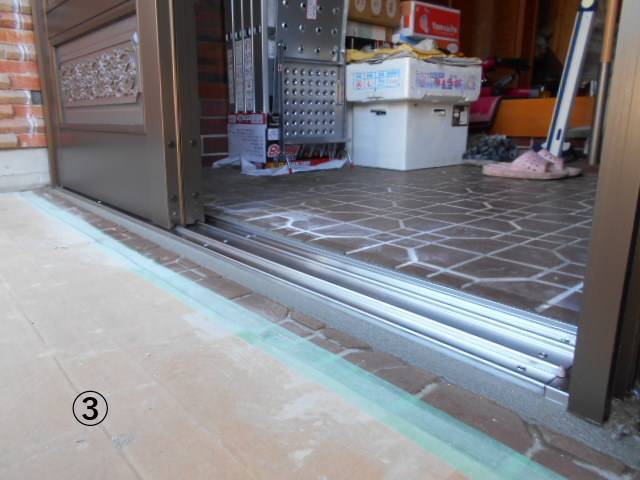サッシセンターフジイ 名古屋西店の☆玄関引戸の取替に行ってきました☆の施工後の写真3