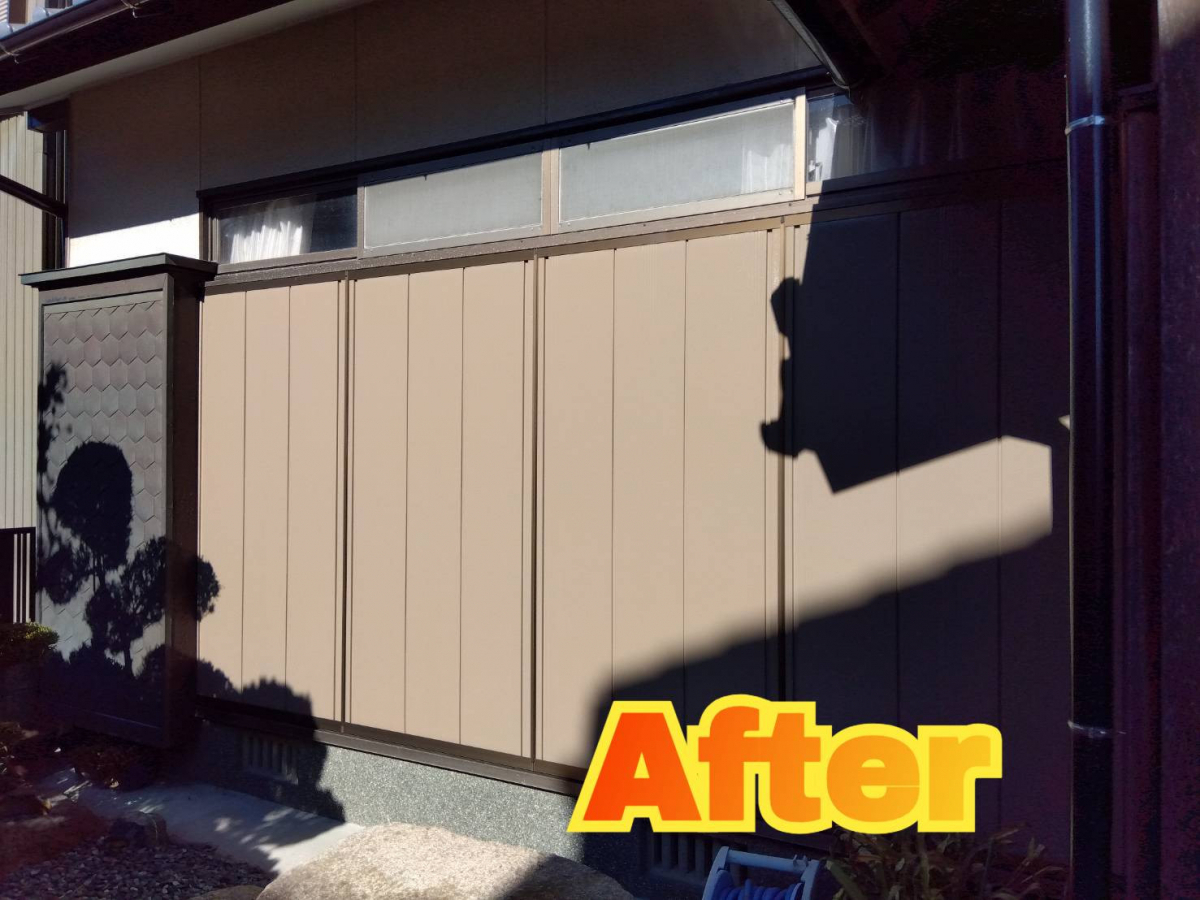 サッシセンターフジイ 名古屋西店の雨戸の取替に行ってきました！の施工後の写真1