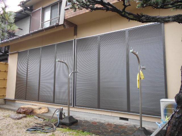 サッシセンターフジイ 名古屋西店の雨戸の取替のご依頼を頂きましたのお客さまの声の写真1