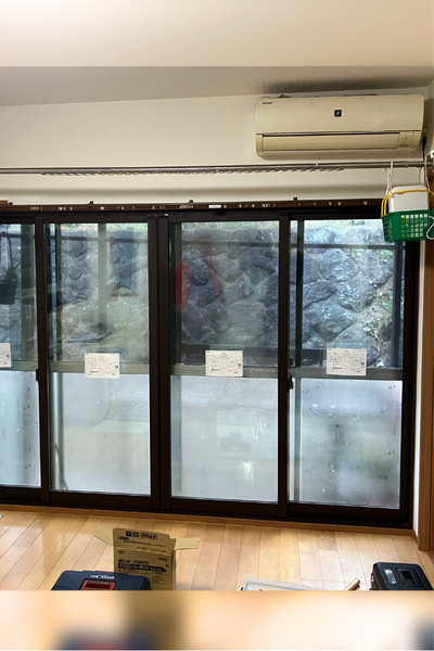 鳥飼トーヨー住器の内窓でリビングの断熱性能を向上✨の施工後の写真1