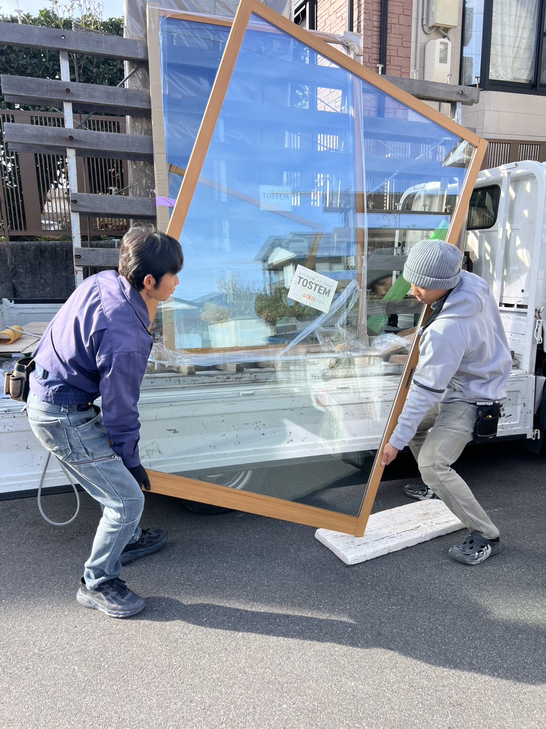 補助金工事に伺ってます～ フジタトーヨー住器のブログ 写真1