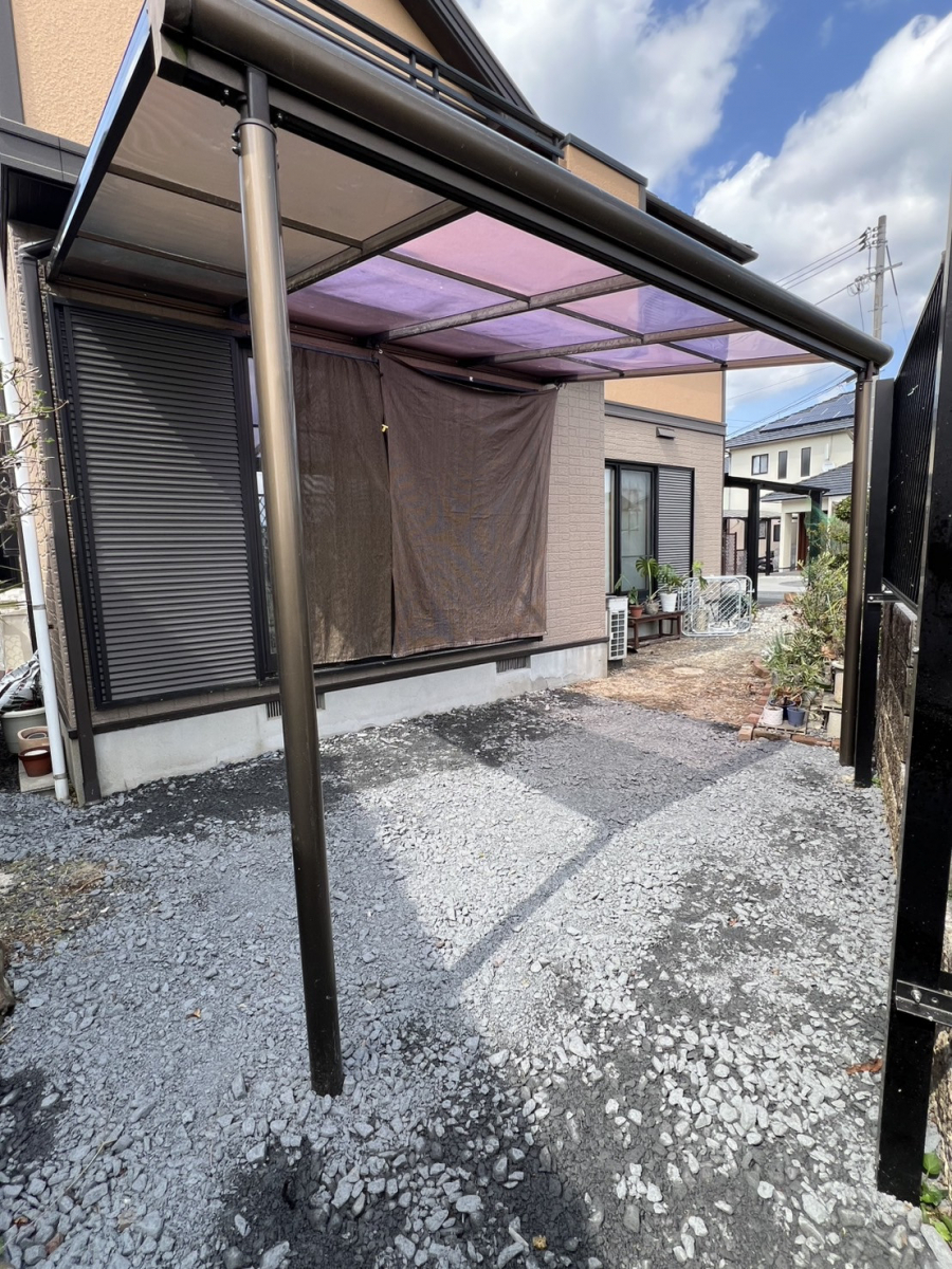 フジタトーヨー住器のワンちゃんと遊べるデッキが欲しいとご相談をいただきました🐶の施工前の写真3