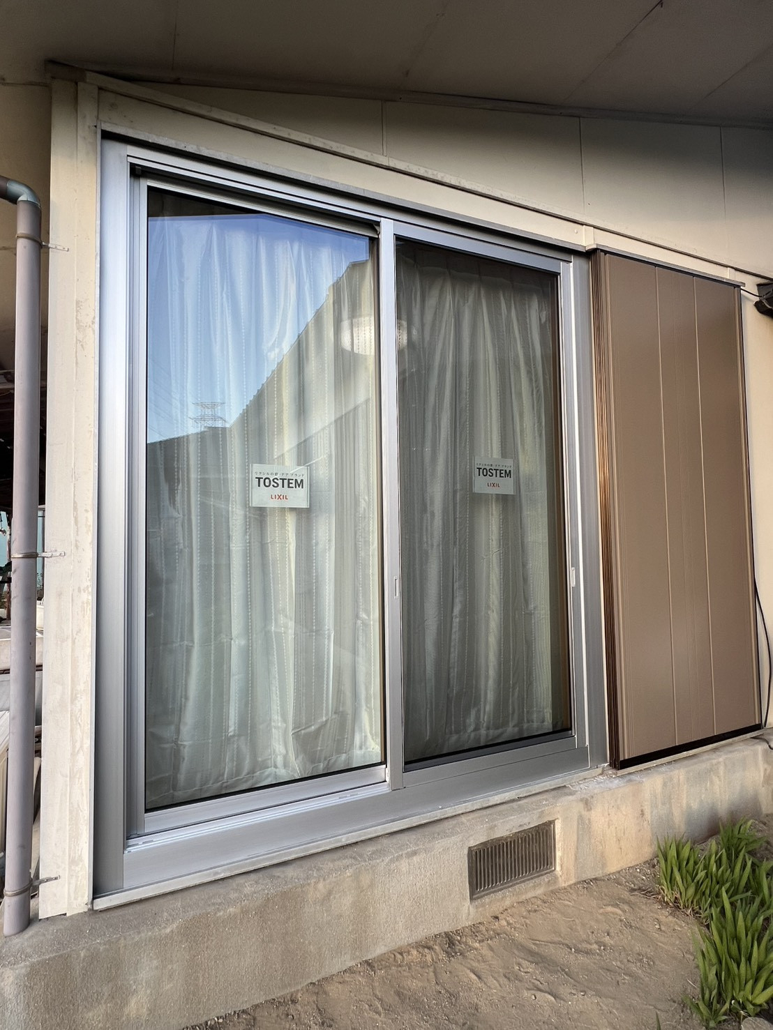 フジタトーヨー住器の窓の開閉が出来ないので、直してほしいとご相談をいただきました。の施工後の写真1