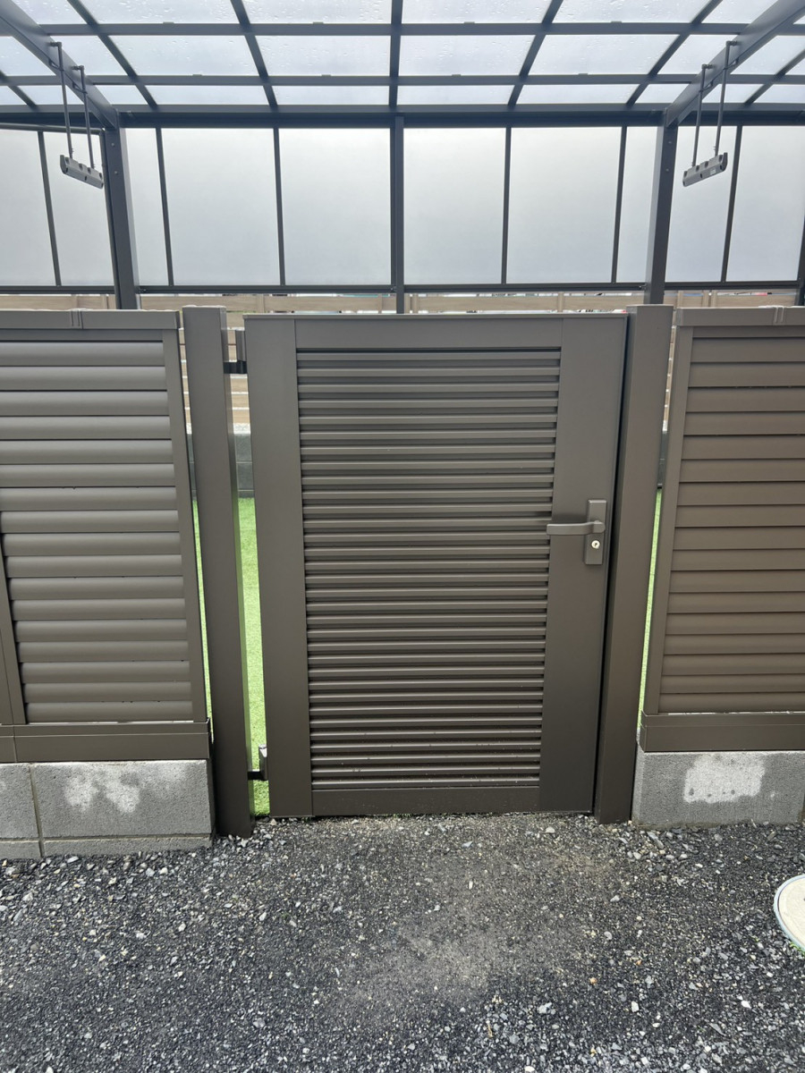 フジタトーヨー住器のわんちゃんが安心して庭で遊べるようにしたいとご相談をいただきました。の施工後の写真2