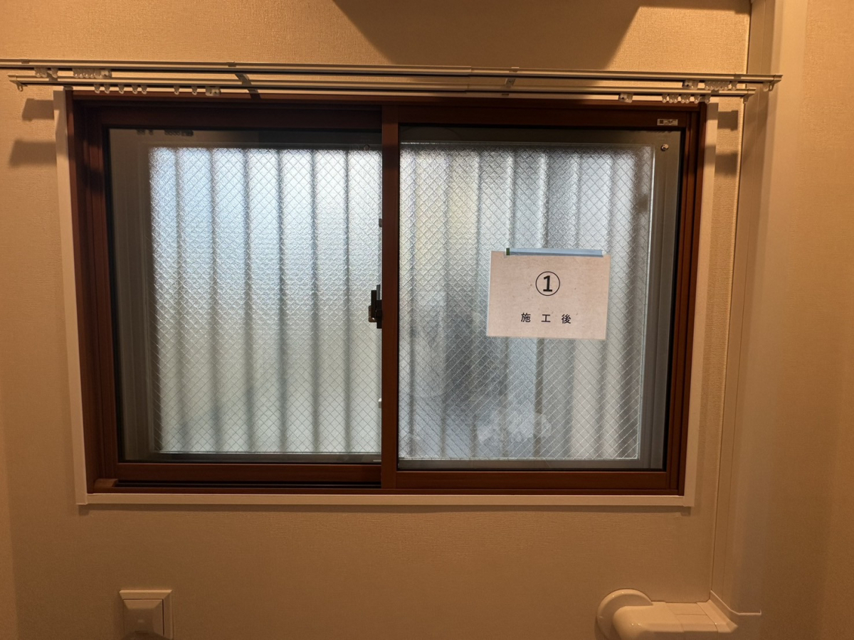 カワサキガラス 松戸店のインプラスで寒さ対策をしましょうの施工後の写真1