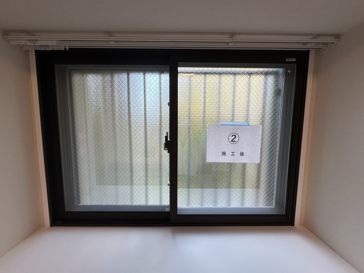 カワサキガラス 松戸店のインプラスで寒さ対策をしましょうの施工後の写真2