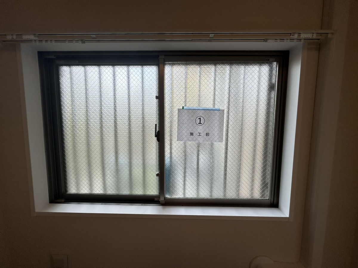 カワサキガラス 松戸店のインプラスで寒さ対策をしましょうの施工前の写真1