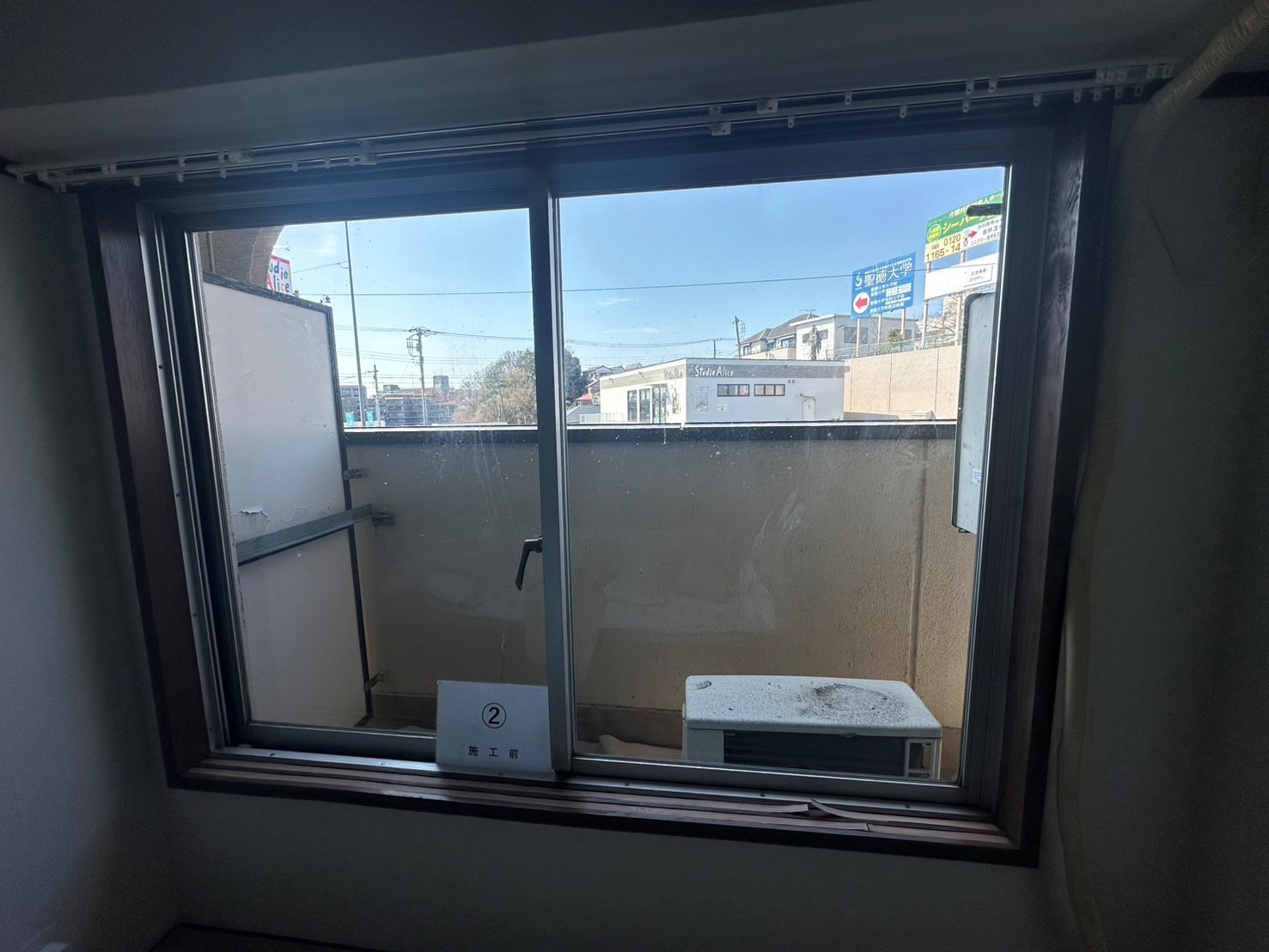 カワサキガラス 松戸店のインプラス内窓設置で快適な暮らしを/カワサキガラス/千葉県松戸市の施工前の写真2