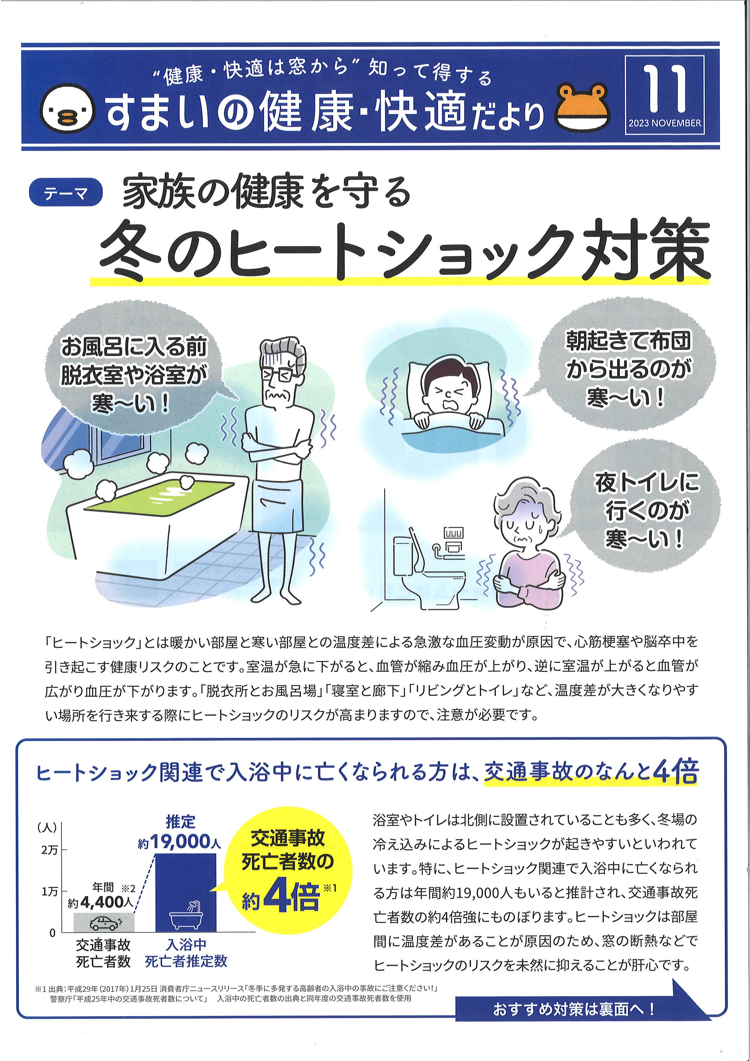 すまいの健康・快適だより　２３／１１月号 BiSOUのブログ 写真1